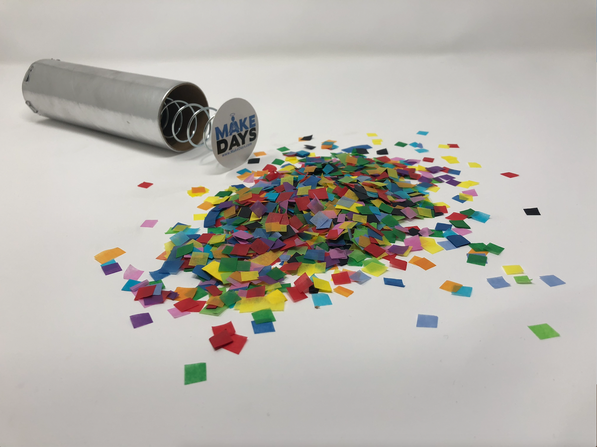 Spring Loaded Confetti Bomb